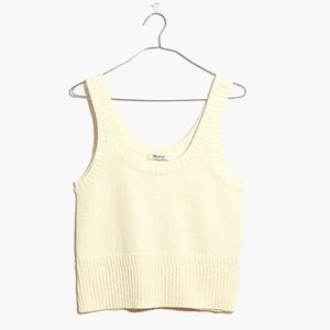 Madewell Minton Scoop Sweater Tank: Small